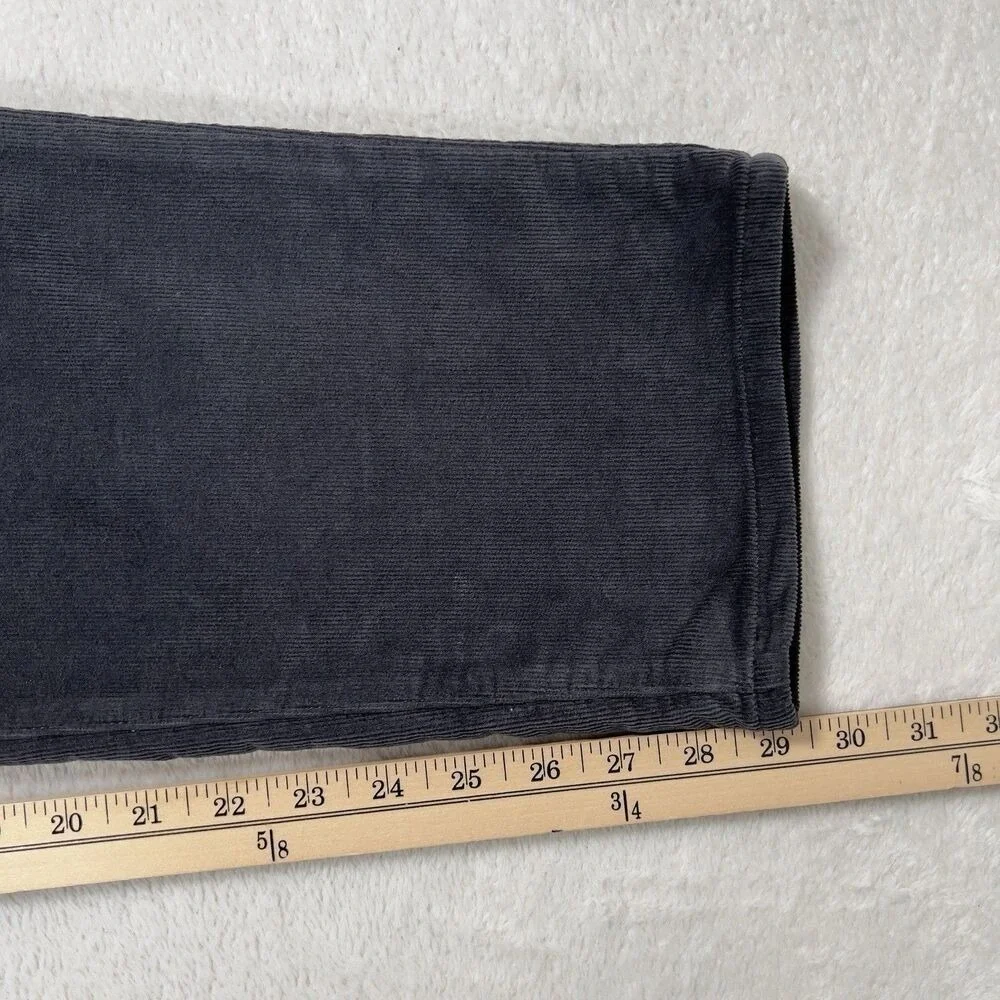 Faherty Stretch Terry Corduroy Pants Mens Sz 36x30(29) Gray 5 Pocket